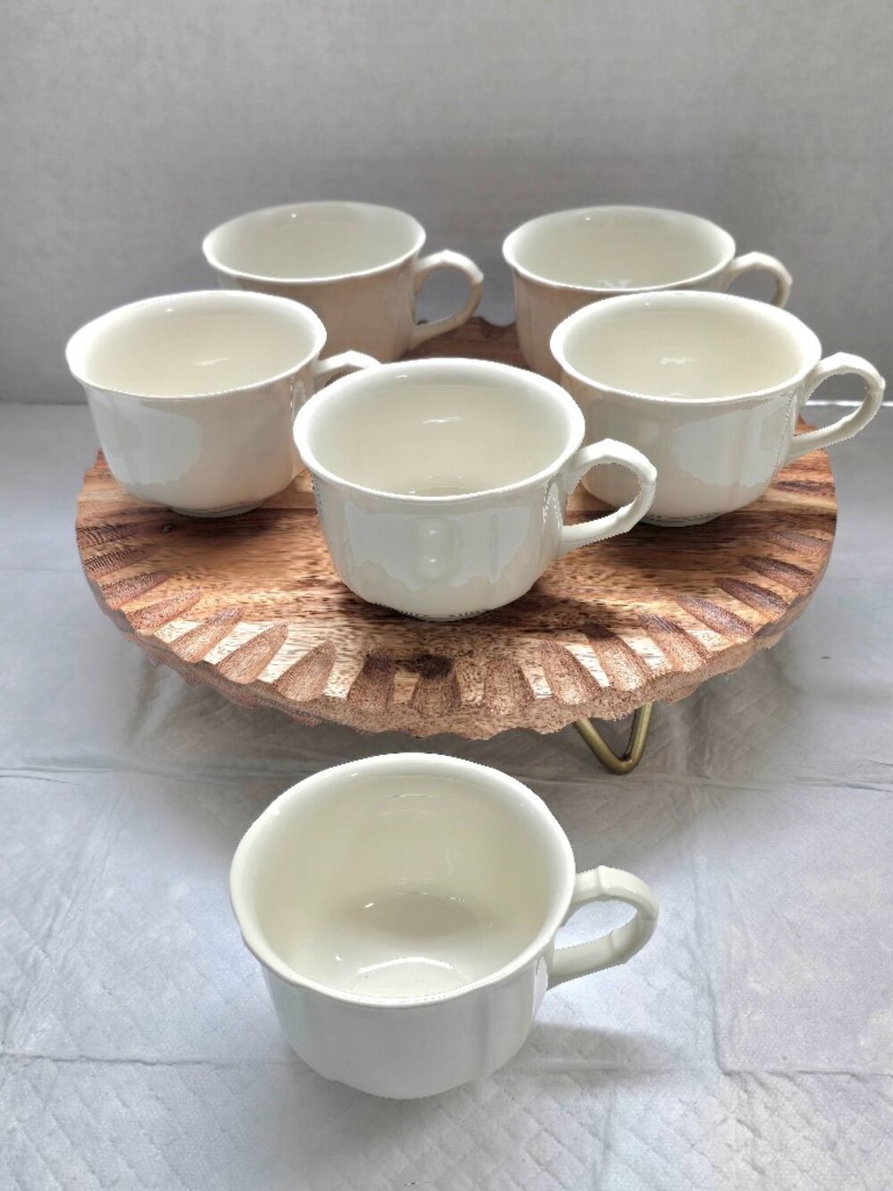 Villeroy & Boch Manoir Ivory White Porcelain Coffee Tea Cup Mug Luxembourg NWOT